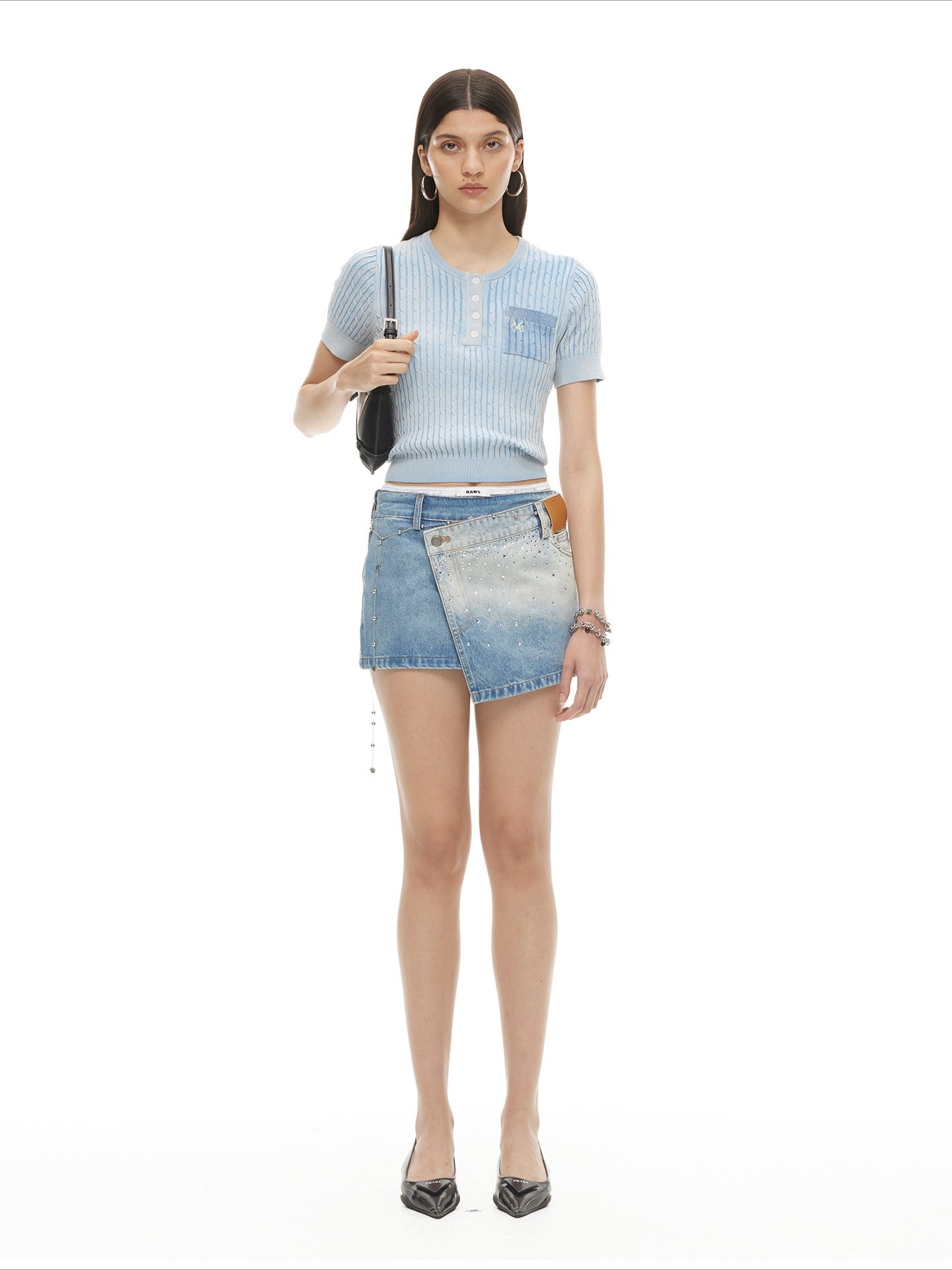 Academy Henley Contrast Tee