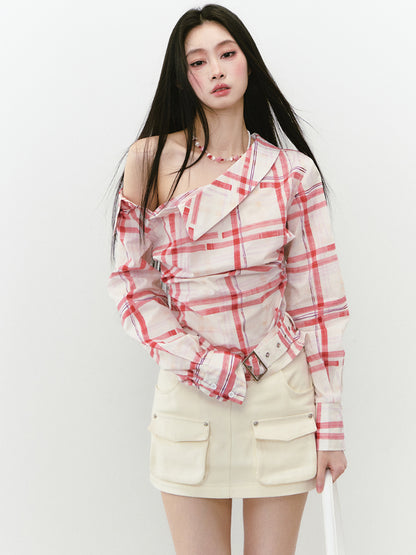 Casual Pocket A-Line Skirt