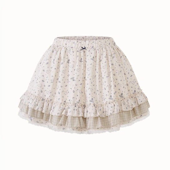 Bunny Fountain Original Printed Two-Piece Set