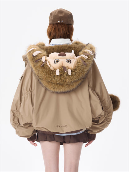 Luna Lovegood Lion Head Quilted Jacket