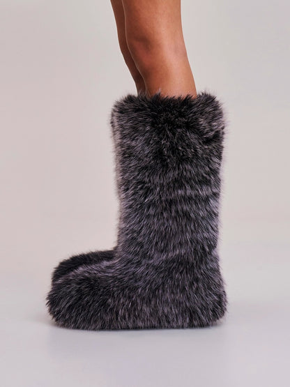 Desert Cross Shearling Hunter Boots