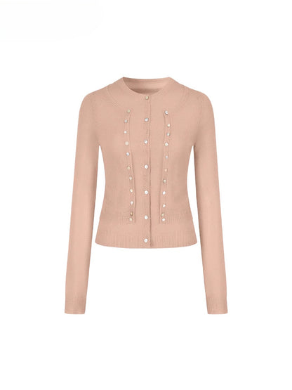 Fake Two-Piece Double-Layer Slim Knit Top