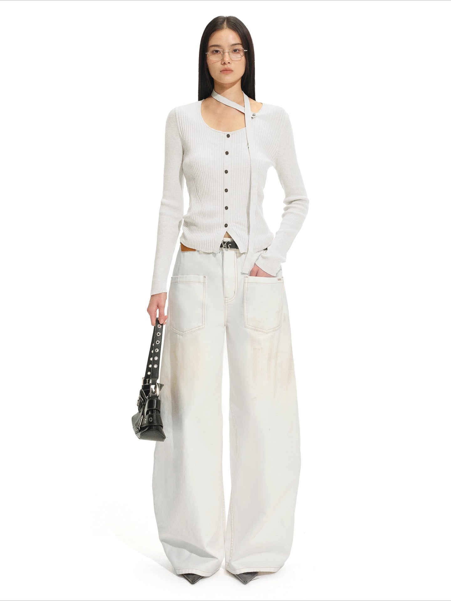 Miami Ribbed Knit Cardigan