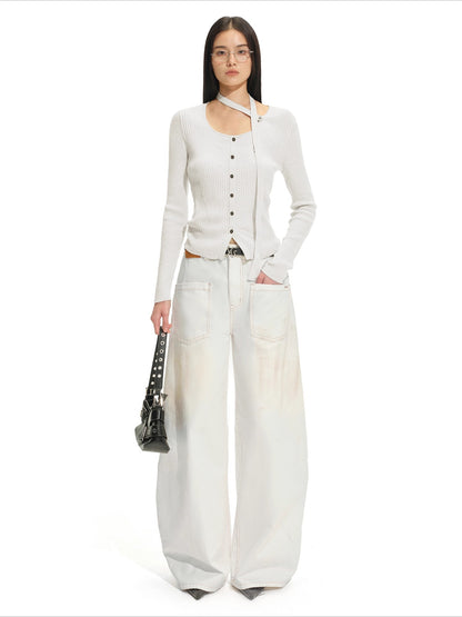 Miami Ribbed Knit Cardigan