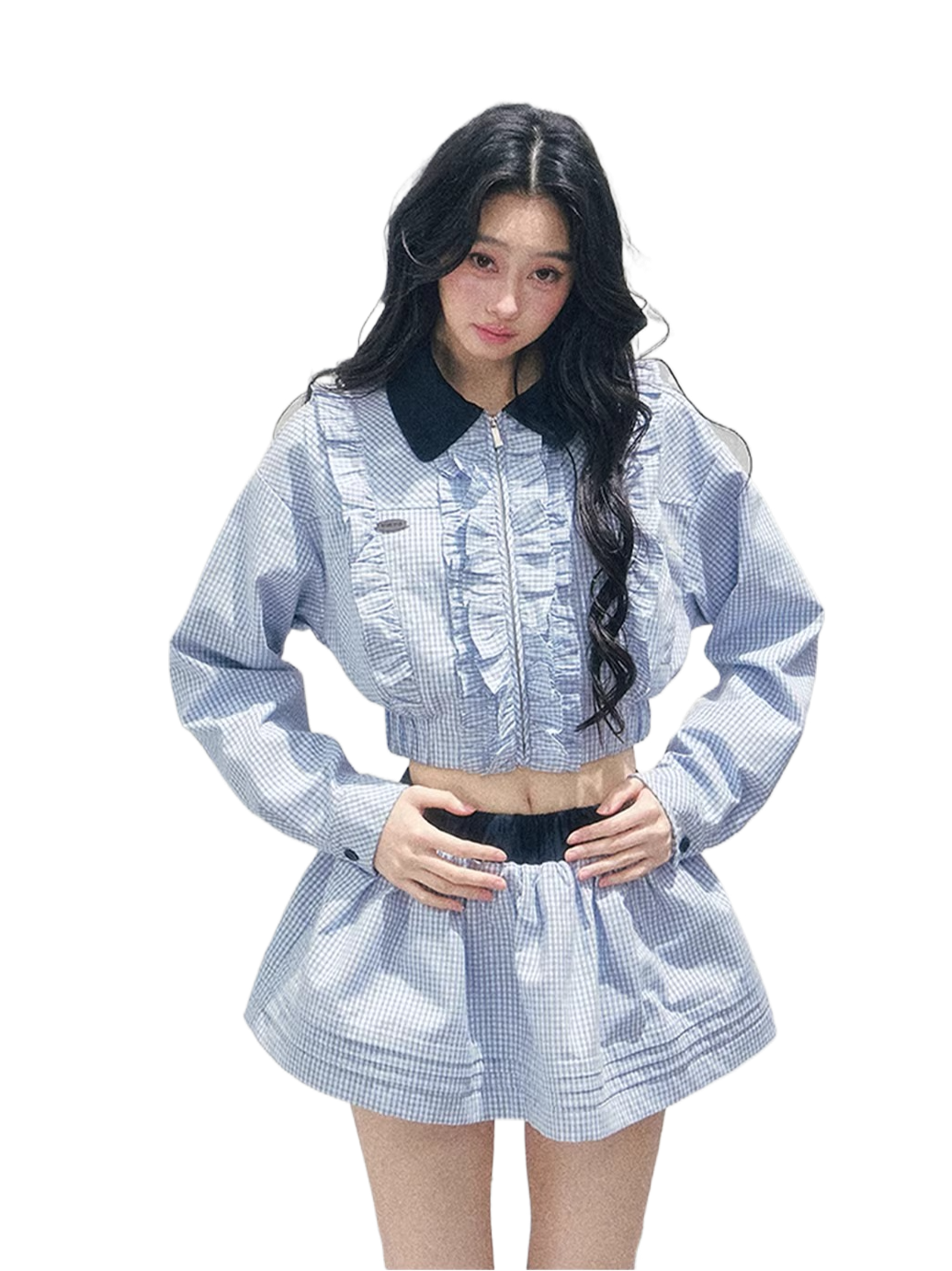 Preppy Check Cropped Set
