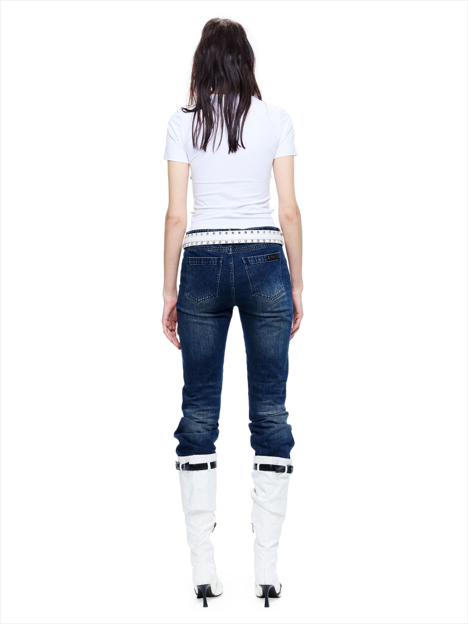 Graphic Waist-Adjustable Slim Fit T-Shirt