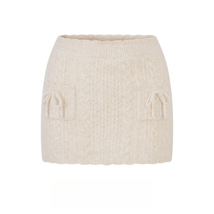 Little Deer Wool Cloud Knit Sweater &amp; Skirt/Shorts Set