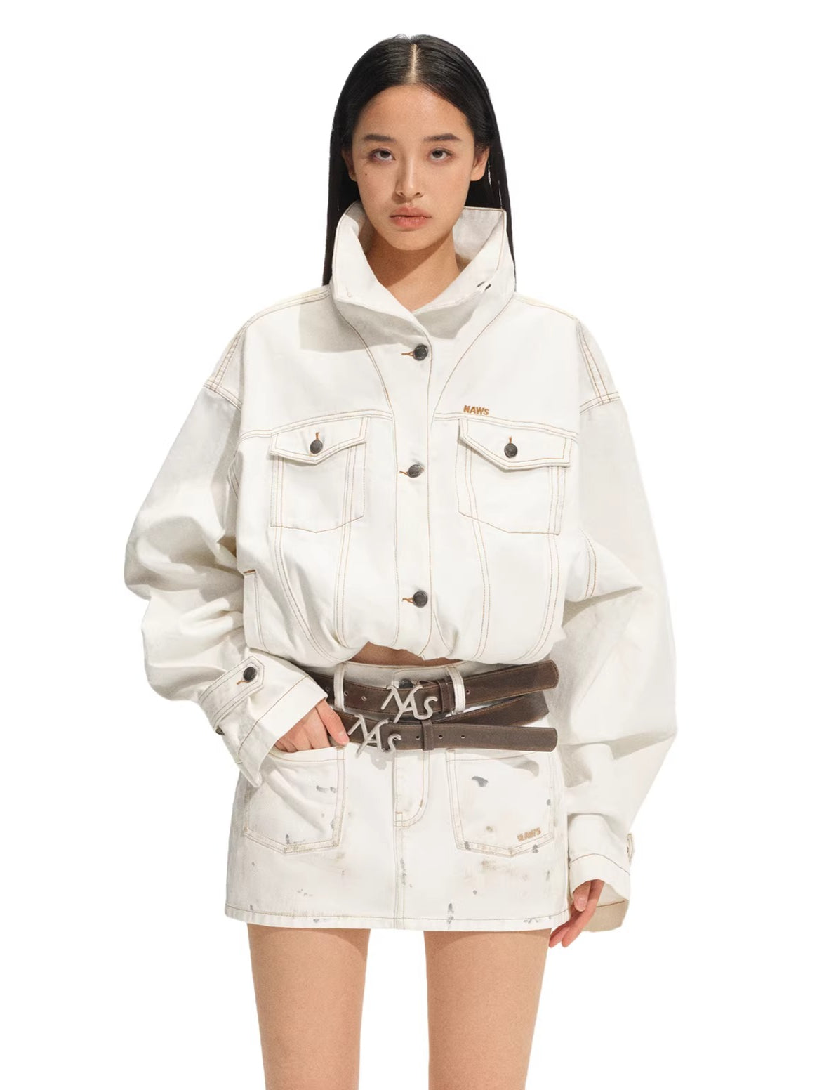 Equestrian Relaxed Denim Jacket