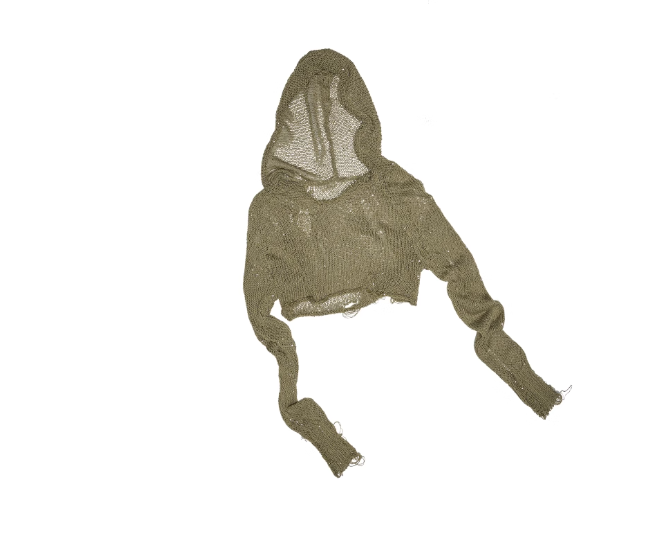 Hollow Sequin Crop Hoodie - CHINASQUAD