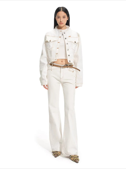 Mountain Cat Short Denim Jacket