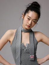 Polka Dot Stripe Double-Sided Tank Top - CHINASQUAD