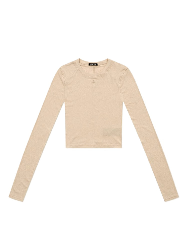 Slim-Fit Long Sleeve Sweatshirt