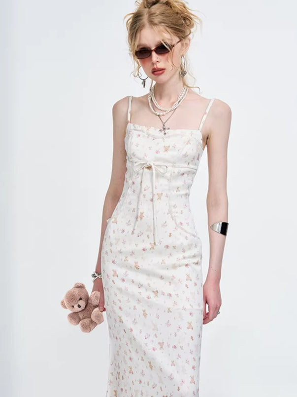 Printed Camisole Maxi Dress