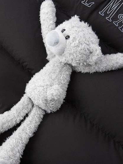 Long Hooded Down Parka Coat