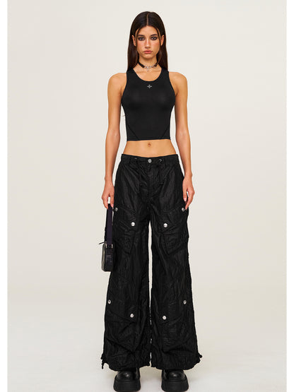 Mesh Quick Dry Waist Cinching Short Sling
