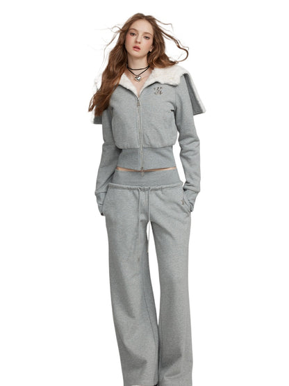 VIAPITTI Casual Straight-Leg Sweatpants