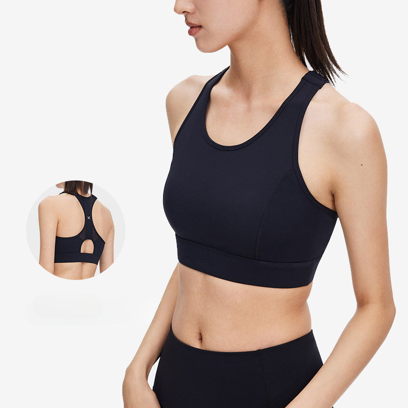 Double-Layer Crossback Shockproof Fitness Bra