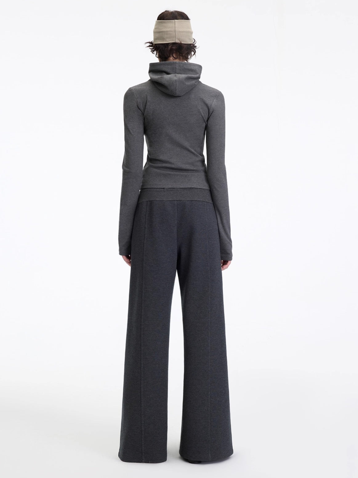 Antibacterial Lyocell Stretch Micro-Flare Pants