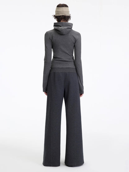 Antibacterial Lyocell Stretch Micro-Flare Pants