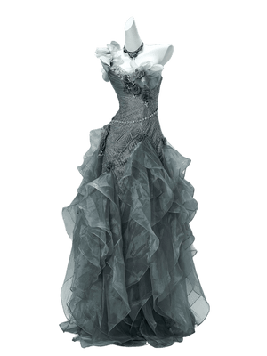 Ethereal Deepsea Couture Gown