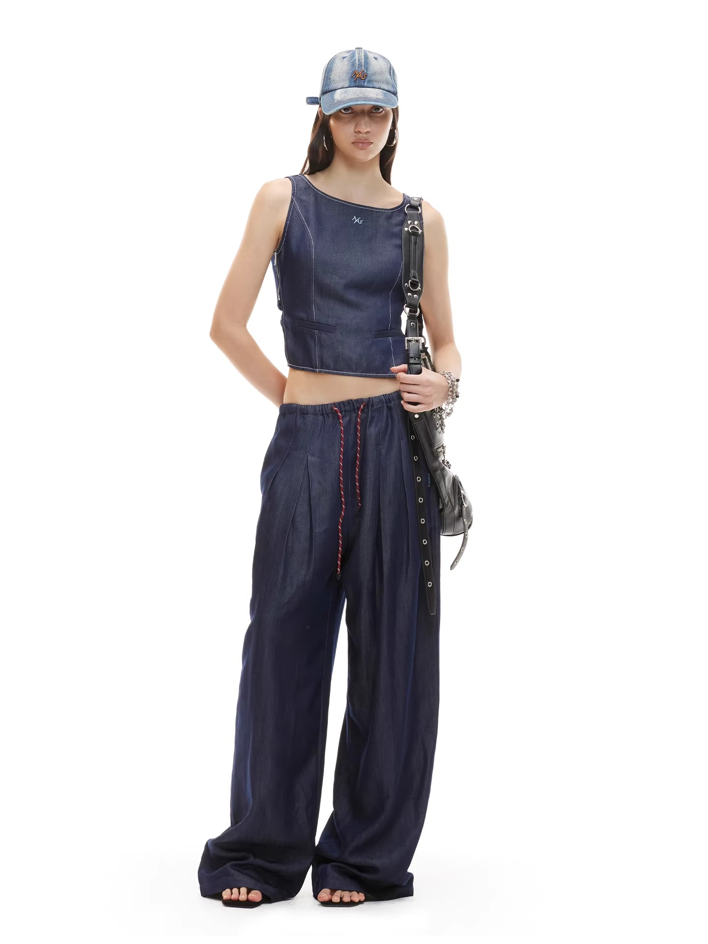 Matisse Lyocell Wide-Leg Straight Denim Jeans