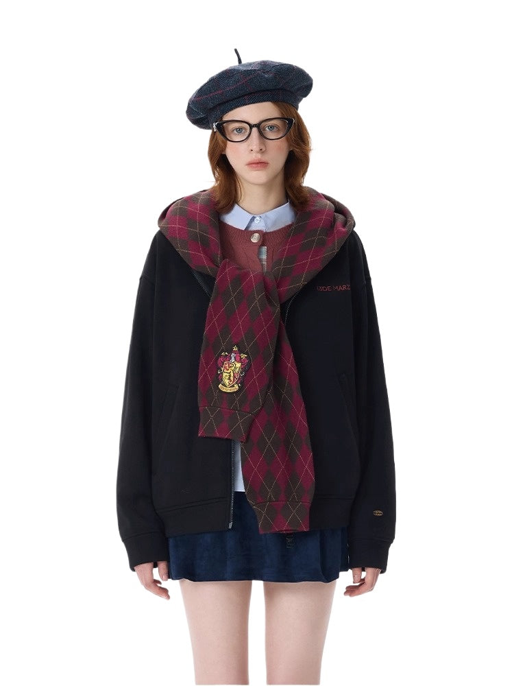 Harry Potter House Emblem Hoodie Jacket