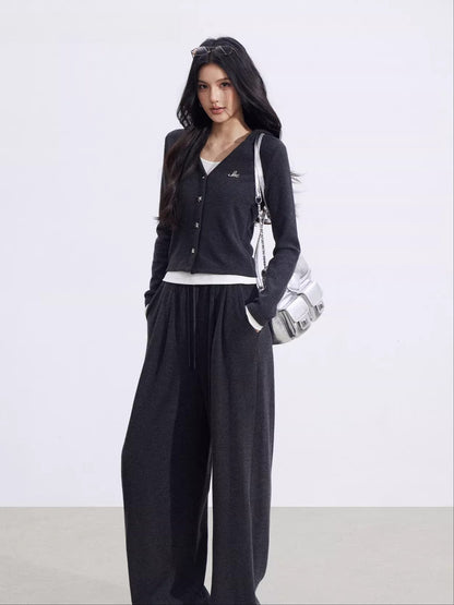 Layered Hooded Knit Set