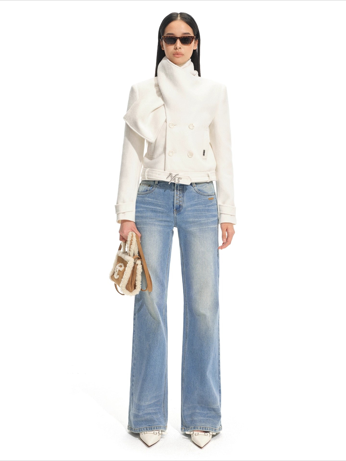 Rose Shawl Wool Short Jacket