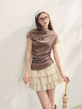 Multi-layer Ruffle Elastic Waist Tiered Skirt - CHINASQUAD