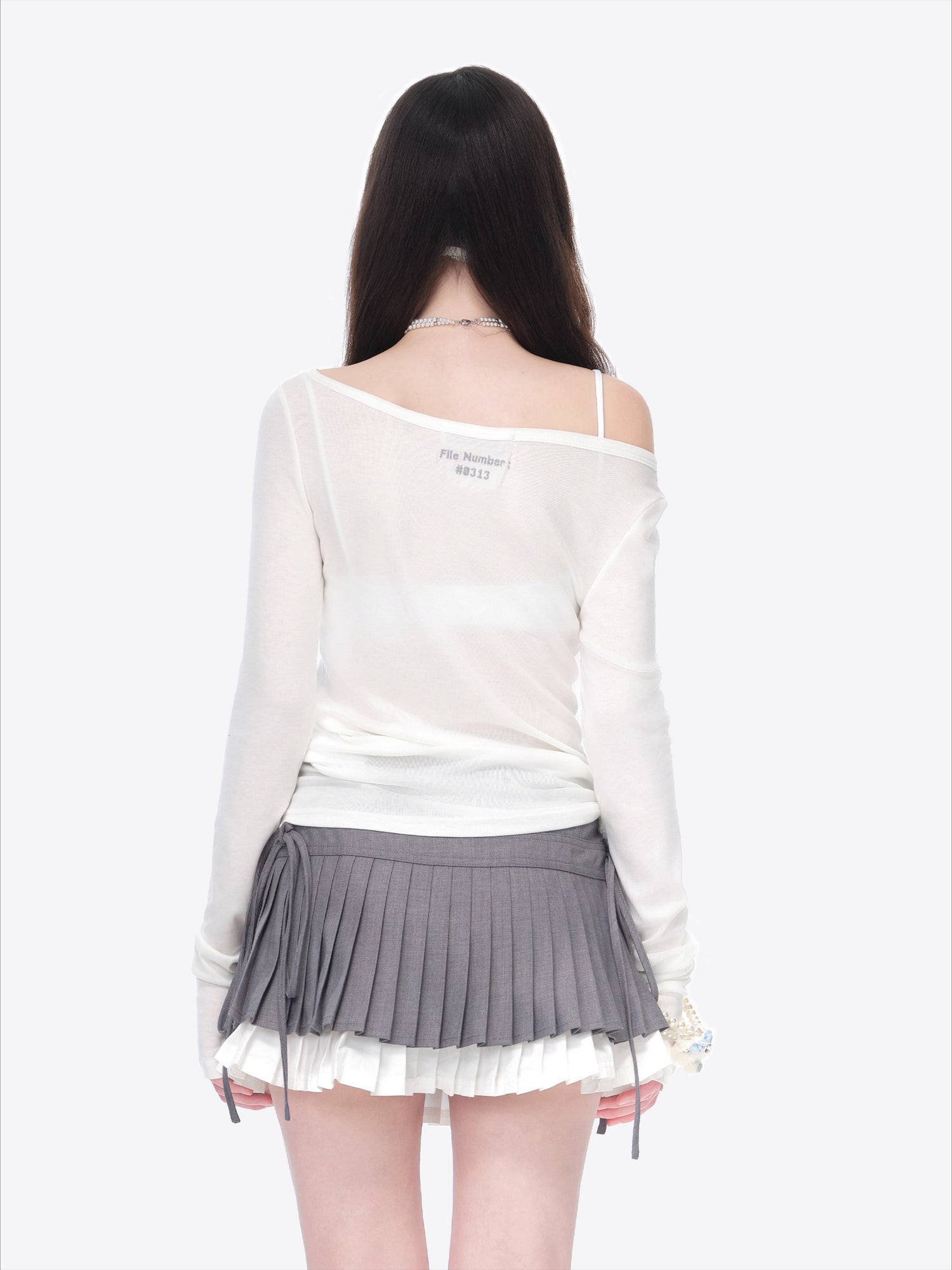 Timeline Fitted Long-Sleeve T-Shirt