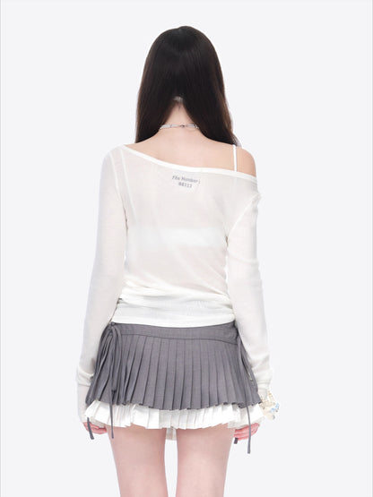 Timeline Fitted Long-Sleeve T-Shirt