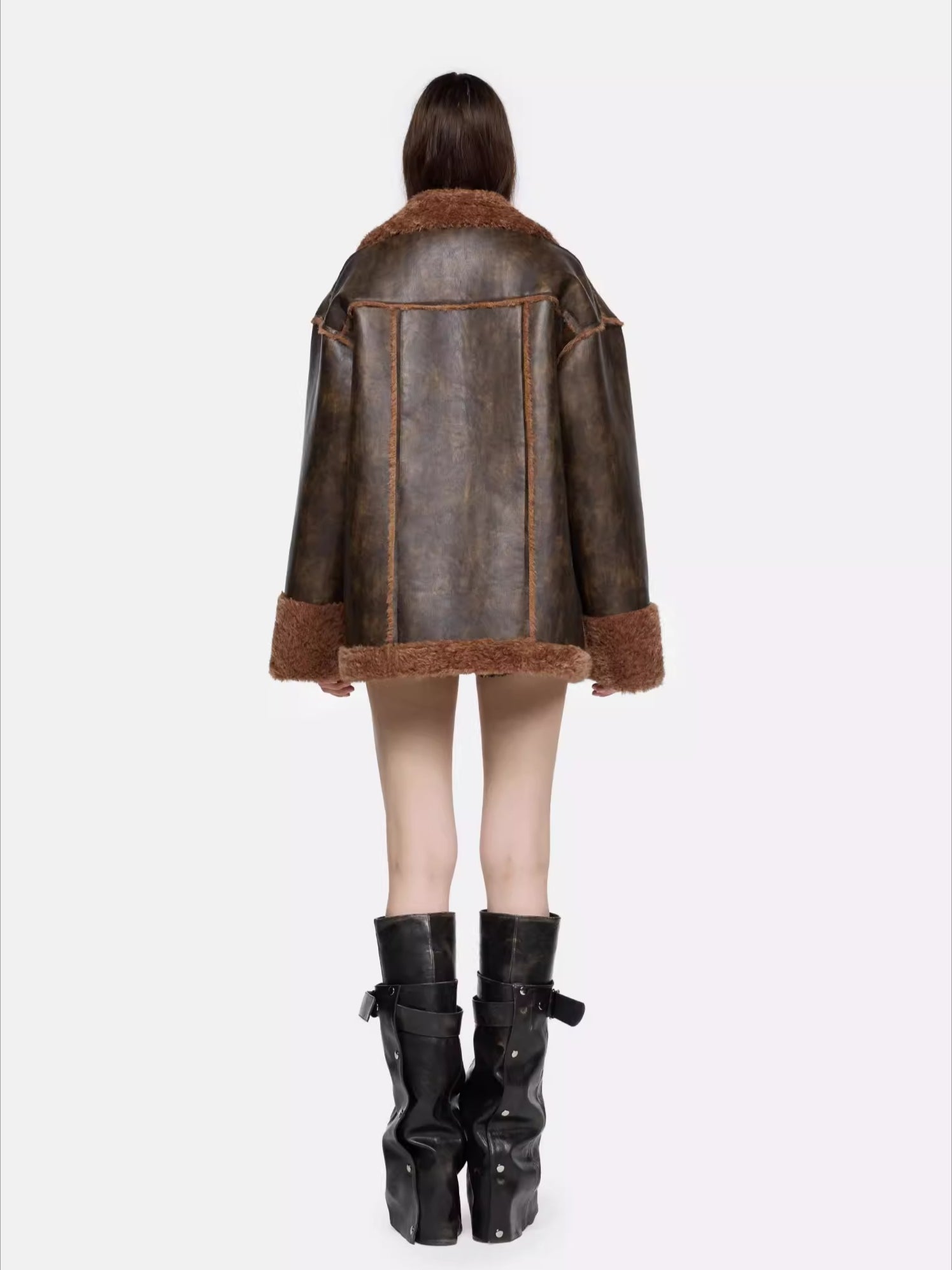 Faux Shearling Bonded Jacket