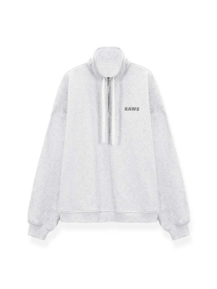 Light Gray Oversize Sweatshirt