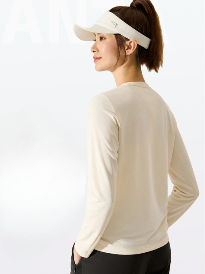 Knitted Sports Quick-Dry Long Sleeve T-shirt