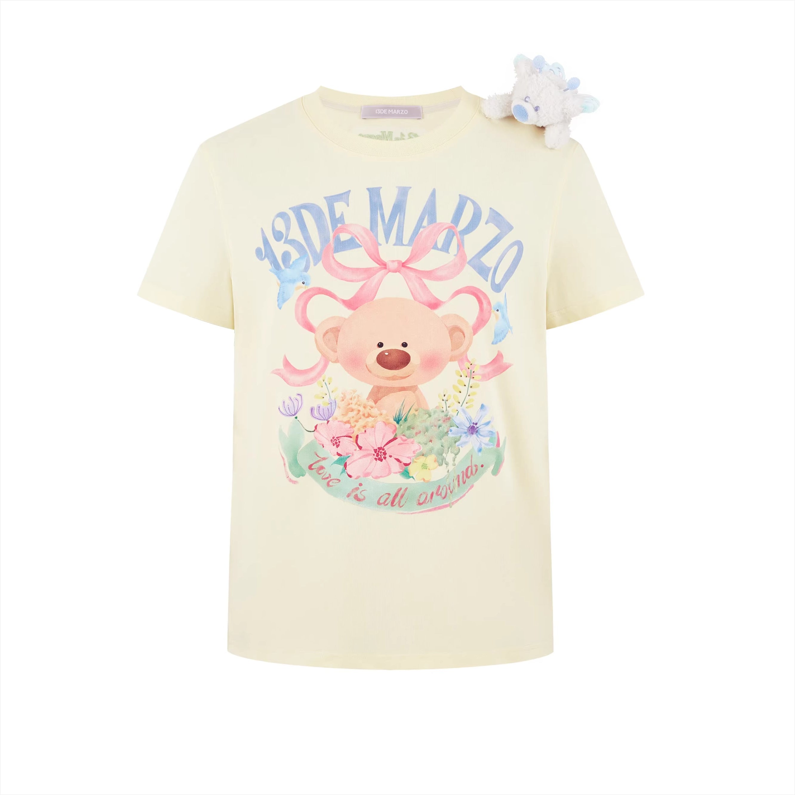 Floral Illustration Cotton Tee
