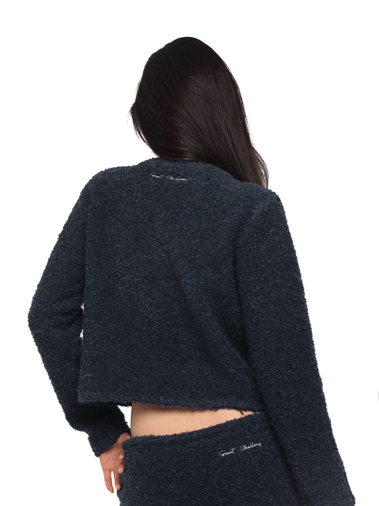 Navy skirt cardigan best sale