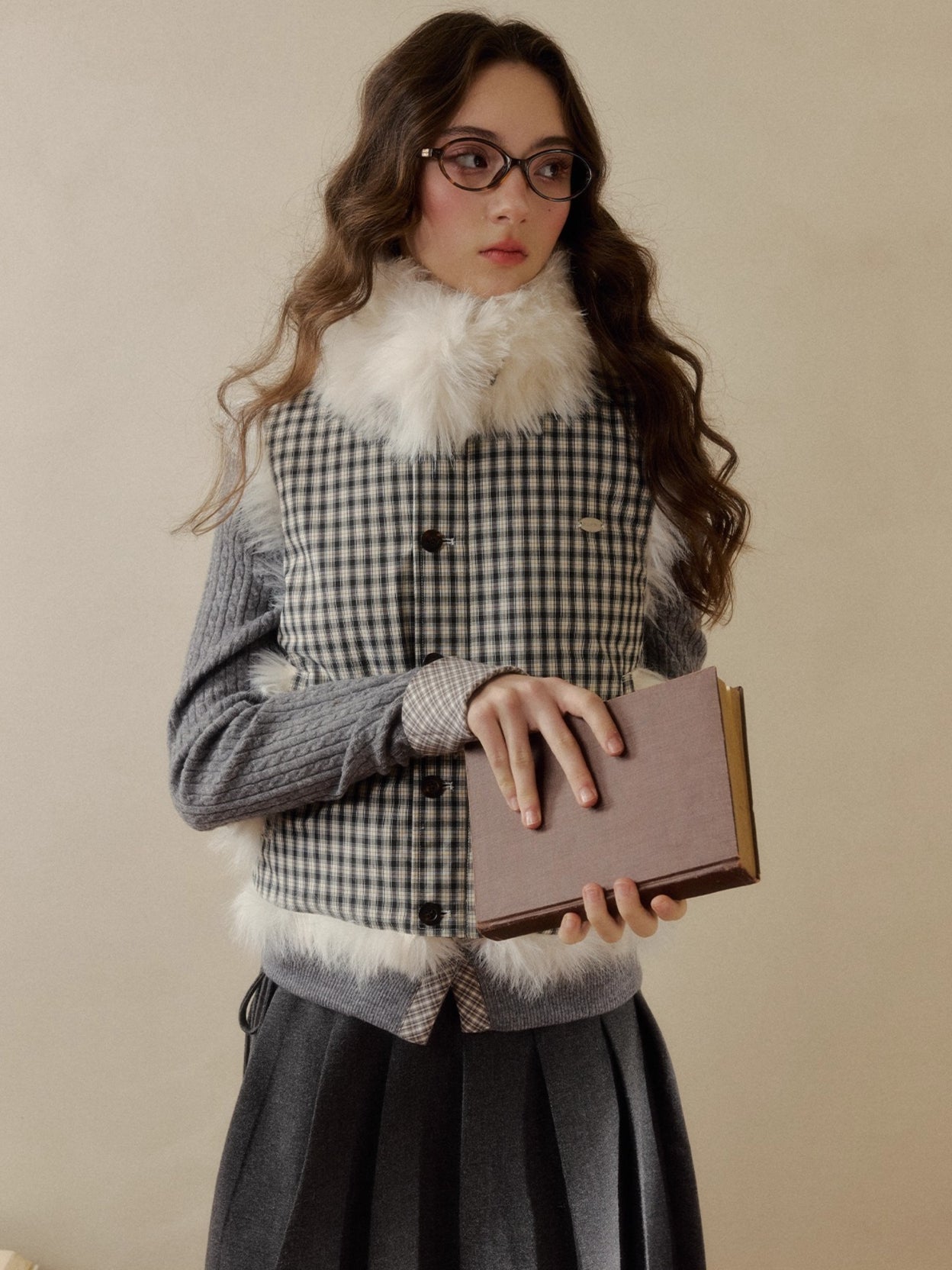 Reversible Fashion Faux Fur Jacket