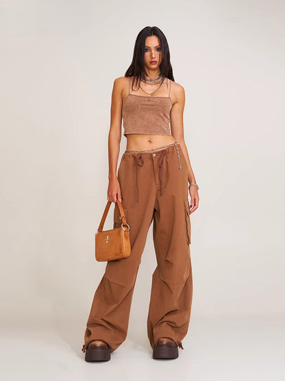 Compass Retro Para Pants Sand