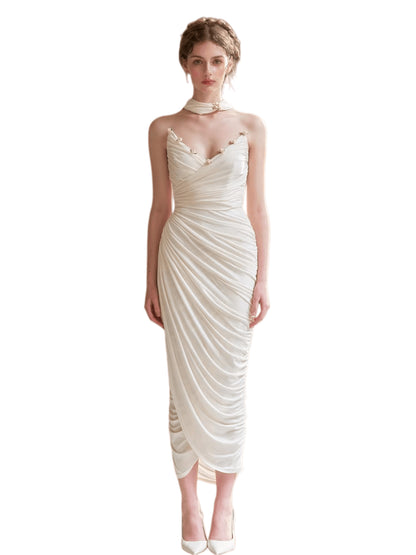 French Romantic Strapless Couture Gown