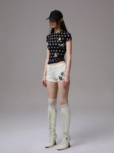 Cats & Dogs Love Polka Dot Print T-Shirt - CHINASQUAD