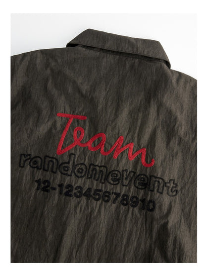 Retro Logo Coach Jacket