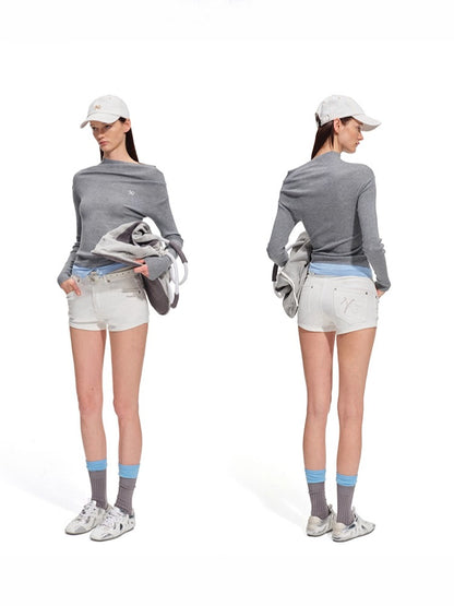 Neva Wool-Blend Knit Crewneck