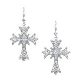 Retro Baroque Cross Earrings - CHINASQUAD