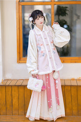 "花月兔"Ming-Dynasty Hanfu Set - CHINASQUAD