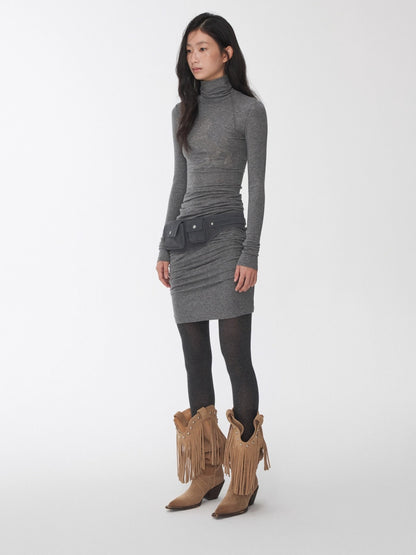 Crystal-Embellished Turtleneck