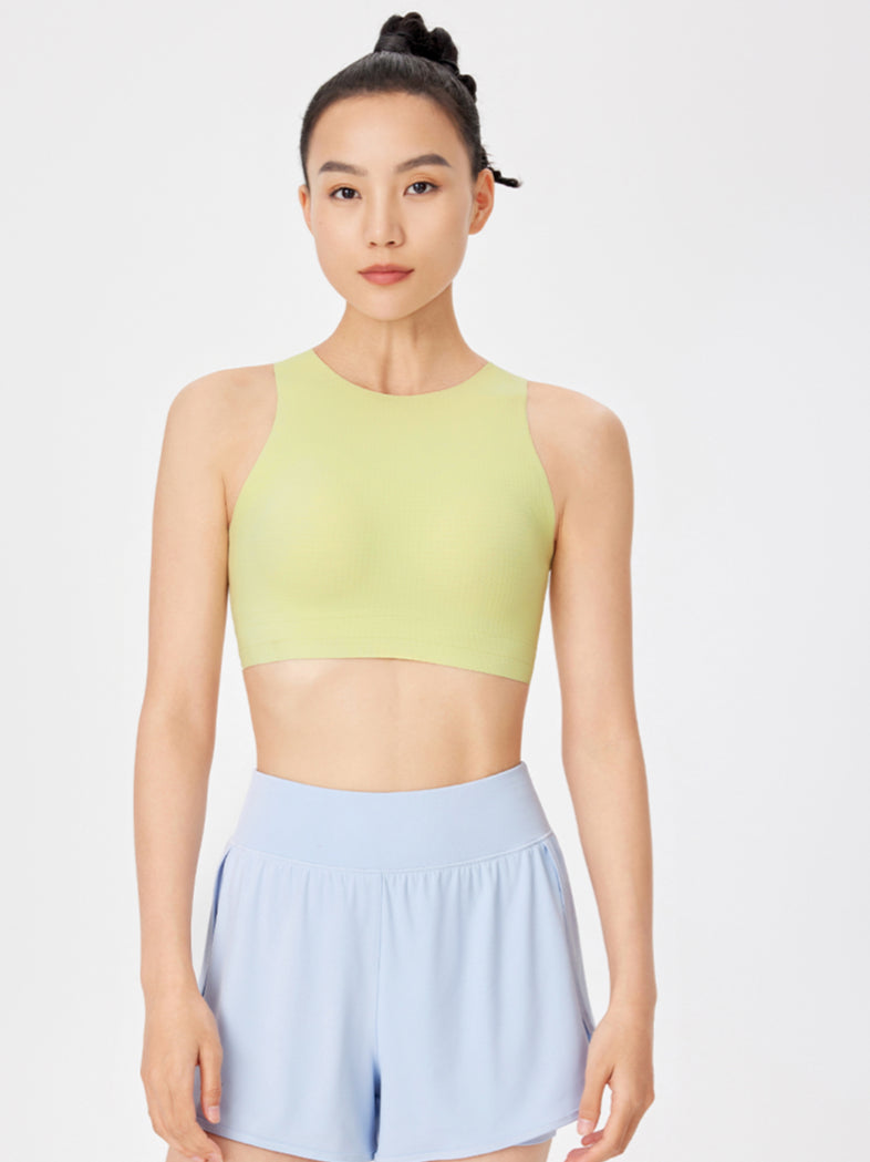 Seamless Backless Tennis Sports Bra