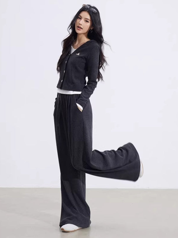 Layered Hooded Knit Set