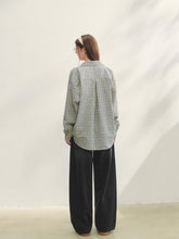 Checked Panel Tie-Waist Jeans - CHINASQUAD