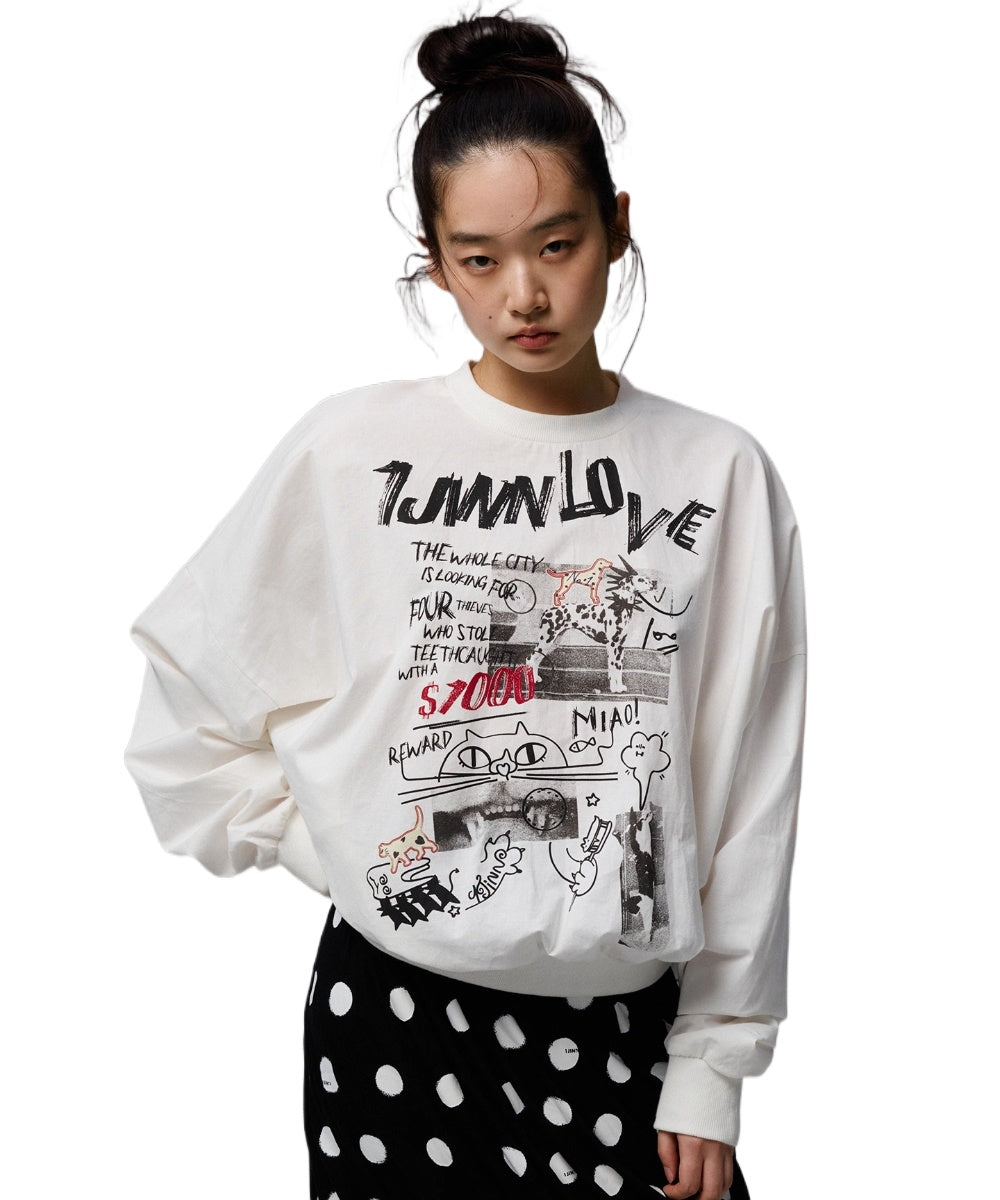 Graffiti Cat Sweatshirts