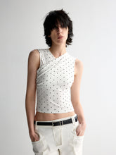 Two-Piece Polka-Dot Printed Sleeveless Vest - CHINASQUAD